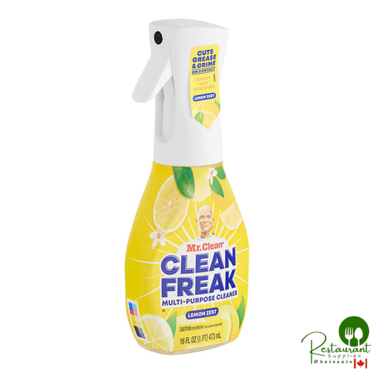 Mr. Clean 79129 Clean Freak Deep Cleaning Mist All-Purpose Spray Cleaner with Lemon Zest 16 fl. oz. - 6/Case