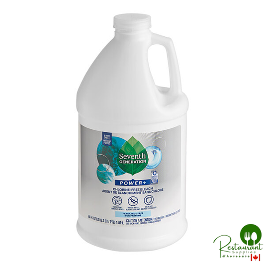 Seventh Generation Power+ 10732913227010 Free & Clear 64 oz. Chlorine-Free Bleach - 6/Case