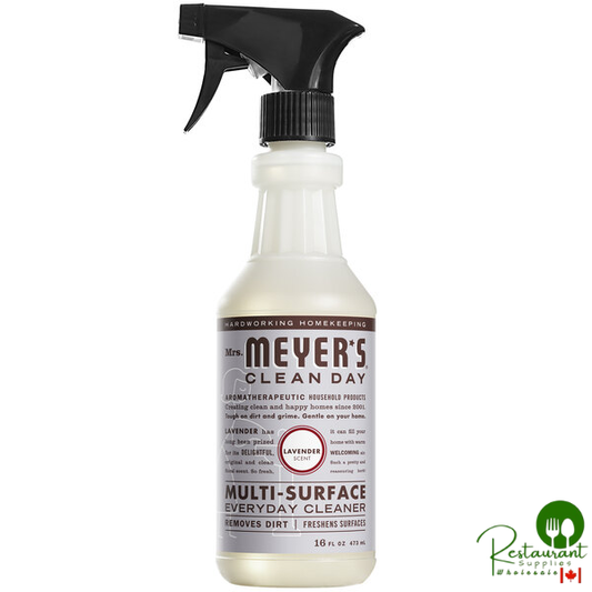 Mrs. Meyer's Clean Day 323568 16 fl. oz. Lavender All Purpose Multi-Surface Cleaner - 6/Case