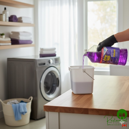 CloroxPro Pine-Sol CLO60608CT 80 oz. Lavender Scent Multi-Surface Cleaner - 3/Case