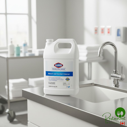 CloroxPro Clorox Healthcare CLO68978 1 Gallon Bleach Germicidal Cleaner - 4/Case