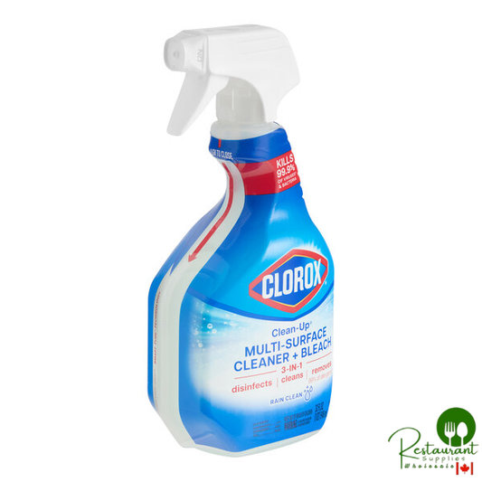 Clorox Clean-Up CLO30197 32 oz. Rain Clean Scent Multi-Surface Cleaner with Bleach - 9/Case