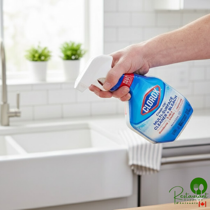 Clorox Clean-Up CLO30197 32 oz. Rain Clean Scent Multi-Surface Cleaner with Bleach - 9/Case