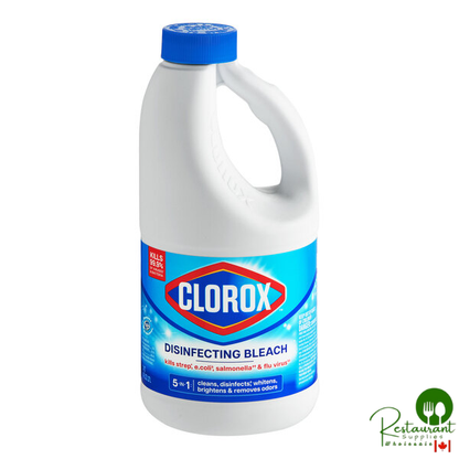 CloroxPro Clorox CLO32260 43 oz. Concentrated Disinfecting Bleach with CloroMax - 6/Case