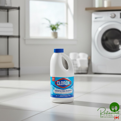 CloroxPro Clorox CLO32260 43 oz. Concentrated Disinfecting Bleach with CloroMax - 6/Case