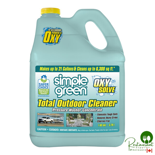 Simple Green Oxy Solve 2310000418230 1 Gallon Concentrated Pressure Washer Total Outdoor Cleaner - 4/Case