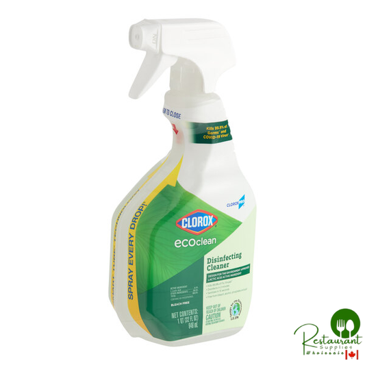 CloroxPro Clorox EcoClean CLO60213CT 32 oz. Disinfecting Cleaner - 9/Case