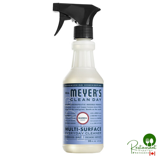 Mrs. Meyer's Clean Day 323574 16 fl. oz. Bluebell All Purpose Multi-Surface Cleaner - 6/Case