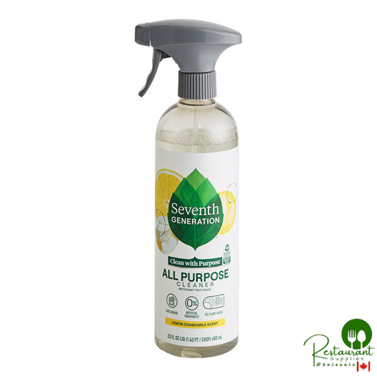 Seventh Generation 10732913451637 23 oz. Lemon Chamomile All-Purpose Cleaner - 4/Case