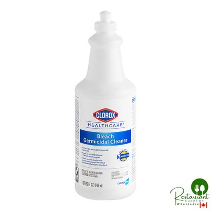 CloroxPro Clorox Healthcare CLO68832 32 oz. Bleach Germicidal Cleaner - 6/Case
