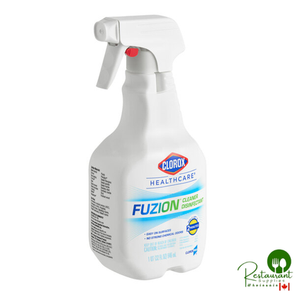 CloroxPro Clorox Healthcare Fuzion CLO31478 32 oz. Cleaner Disinfectant Spray - 9/Case