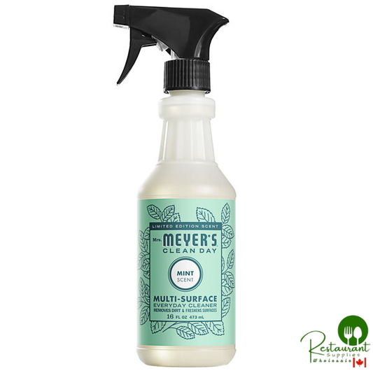 Mrs. Meyer's Clean Day 323601 16 fl. oz. Mint All Purpose Multi-Surface Cleaner - 6/Case