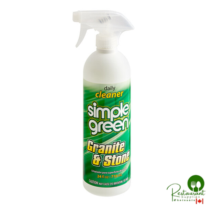 Simple Green 3710101203024 24 oz. Fruit Scented Granite and Stone Daily Cleaner - 12/Case