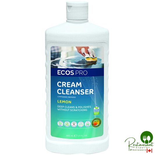 ECOS PL9701/06 Pro 17 fl. oz. Lemon Scented Cream Cleanser - 6/Case