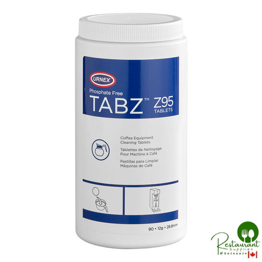 Urnex 13-Z95-UX090-04 Tabz Z95 90 ct. 12g Coffee Equipment Cleaning Tablets