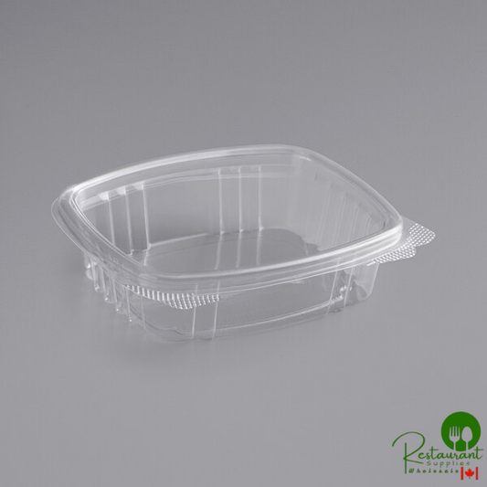 Stalk Market Rectangular Clear PLA Hinged Deli Container 8 oz. - 300/Case