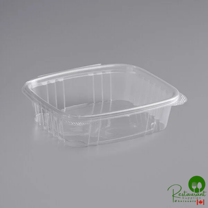 Stalk Market Rectangular Clear PLA Hinged Deli Container 24 oz. - 200/Case