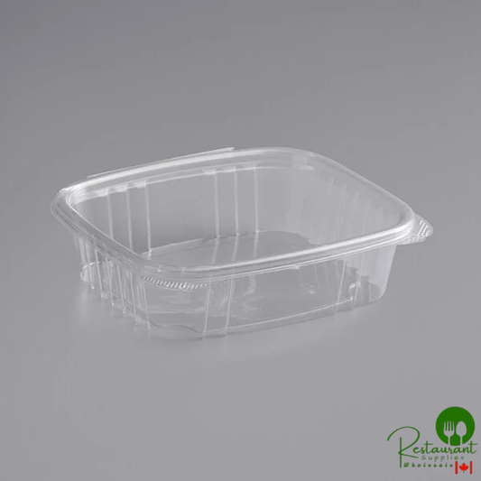Stalk Market Rectangular Clear PLA Hinged Deli Container 24 oz. - 200/Case