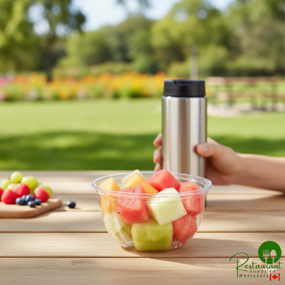 World Centric 16 oz. Compostable Clear PLA Deli Bowl - 450/Case