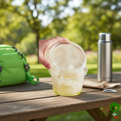 World Centric 8-32 oz. Clear PLA Deli Container Lid - 1,000/Case