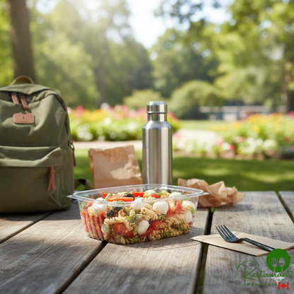 World Centric 64 oz. Clear PLA Deli Container - 400/Case