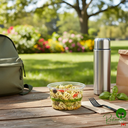 World Centric 16 oz. Compostable Clear PLA Deli Container - 1,000/Case