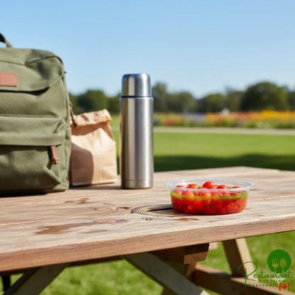 World Centric 8 oz. Compostable Clear PLA Deli Container - 1,000/Case