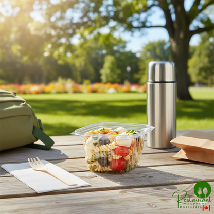 World Centric 16 oz. Clear PLA Deli Container - 900/Case