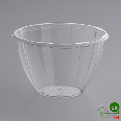 World Centric 48 oz. Compostable Clear PLA Deli Bowl - 300/Case