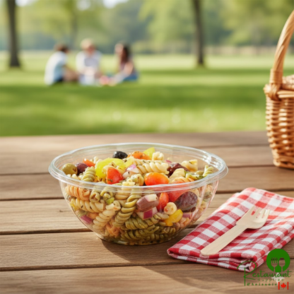 World Centric 24 oz. Compostable Clear PLA Deli Bowl - 600/Case