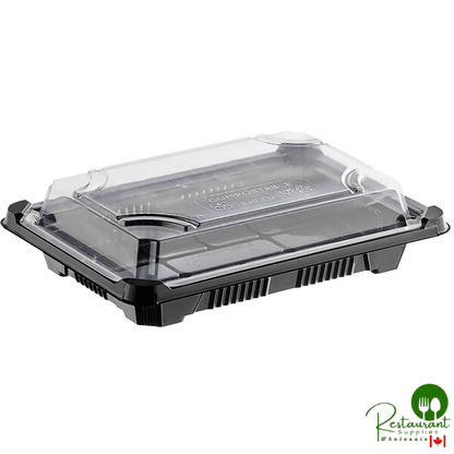 World Centric Clear PLA Sushi Takeout Container with Lid 7" x 5" x 2" - 300/Case