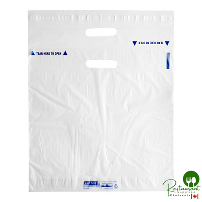 Fast Take Tamper-Evident Clear HDPE 2 Drink Beverage Carrier - 1,000/Case