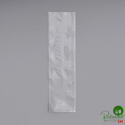 3" x 11" Disposable Plastic Silverware Bag - 1,250/Roll