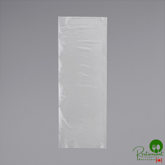 3" x 8" Disposable Plastic Silverware Bag - 1,750/Roll