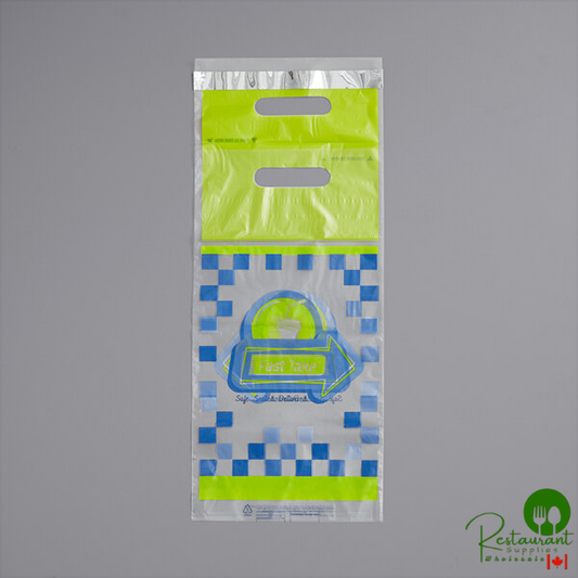 Fast Take Tamper-Evident Printed HDPE 1 Drink Beverage Carrier - 1,000/Case