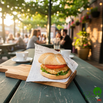 American Metalcraft PPRN76 7" x 6" White Newspaper Print Deli Wrap / Double Open Bag - 250/Pack