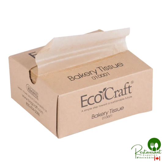 Bagcraft Packaging 010001 6" x 10 3/4" EcoCraft Bakery Tissue - 10,000/Case