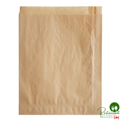 Bagcraft EcoCraft 6 1/2" x 8" Grease-Resistant Sandwich Bag - 2,000/Case