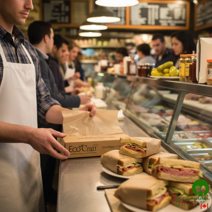 Bagcraft Packaging 016010 10" x 10 3/4" EcoCraft Interfolded Dry Wax Deli Paper - 6,000/Case