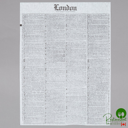 Bagcraft Packaging 300388 16" x 12" Newsprint Deli Sandwich Wrap Paper - 4,000/Case