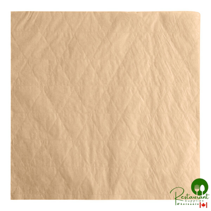 Bagcraft Dubl Shield® 12" x 12" Insulated Natural Paper Wrap - 2,000/Case