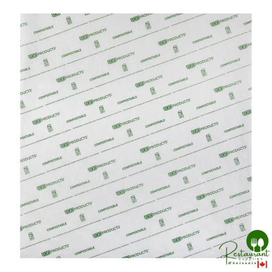 15" x 16" White Compostable Insulated Basket Liner / Deli Wrap Paper - 1,000/Case