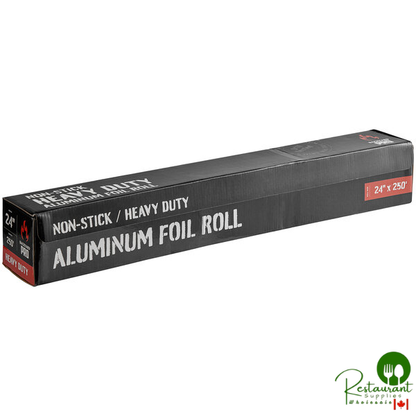 Pro 24" x 250' Food Service Non-Stick Heavy-Duty Aluminum Foil Roll