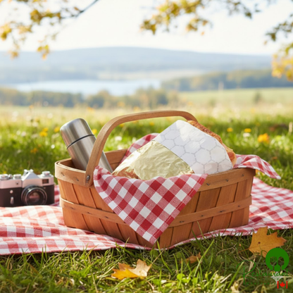 Bagcraft 10 1/2" x 14" Gold Insulated Honeycomb Foil Sandwich Wrap - 2,000/Case