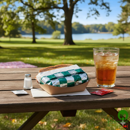 Bagcraft 10 1/2" x 14" Green / Silver Checker Insulated Honeycomb Foil Sandwich Wrap - 2,000/Case