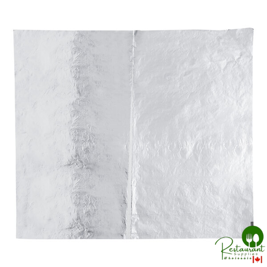 Bagcraft 14" x 16" Silver Insulated Honeycomb Foil Sandwich Wrap - 1,000/Case