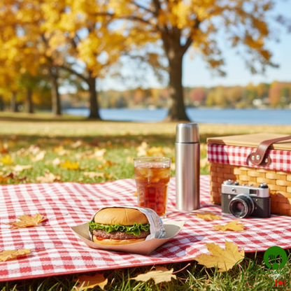 Bagcraft 10 1/2" x 14" "Hamburger" Insulated Honeycomb Foil Sandwich Wrap - 2,000/Case