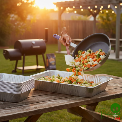 Crystalware Full Size Foil Steam Table Pan Deep 3 3/8" Depth - 50/Case