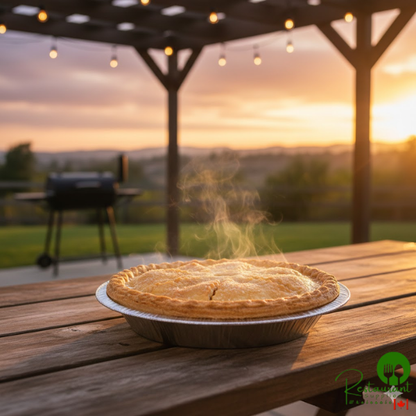 D&W Fine Pack 9 5/8" Foil Pie Pan 1 3/16" Deep - 500/Case