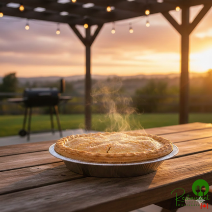 D&W Fine Pack 9" x 1" Foil Pie Pan - 1,000/Case